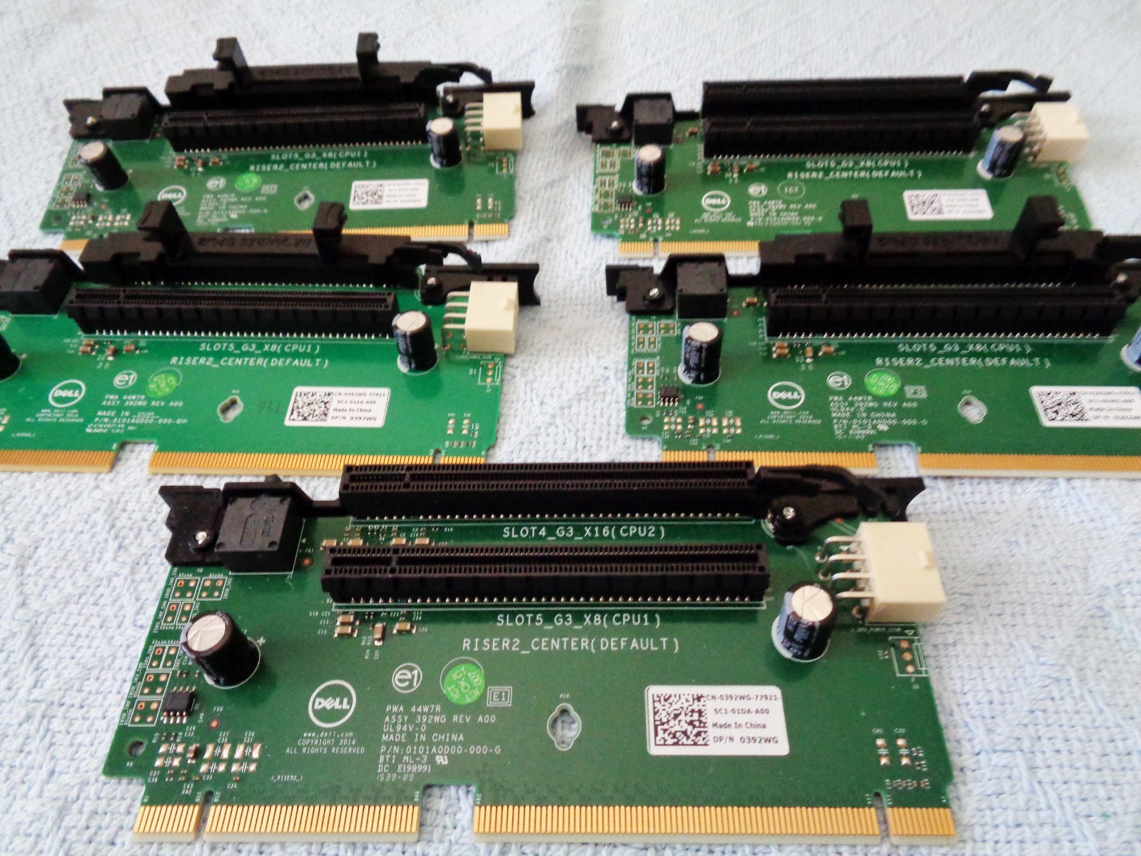 Dell RISER Board 0392WG RISER2 Slots, PCIe PowerEdge R740 Compatible (Qty 4)