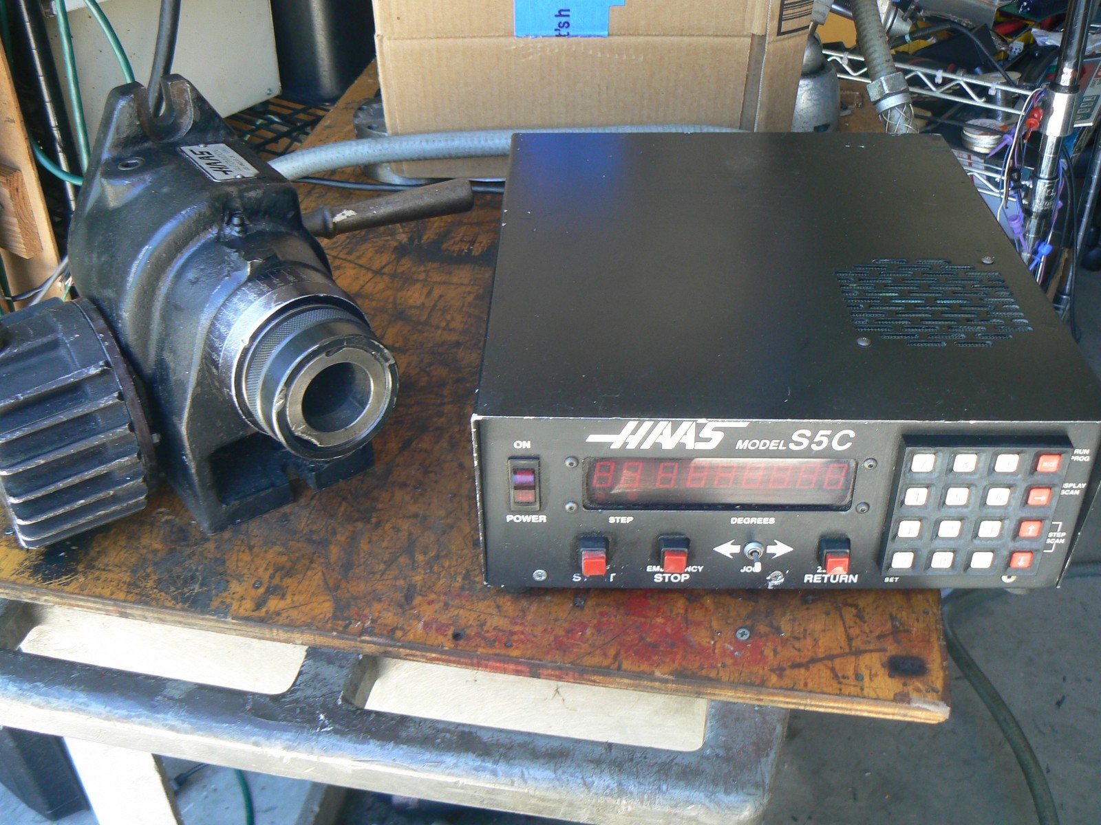 Haas 5C Programmable Indexern Manual Collet Closer, Controller 7 Pin Motor