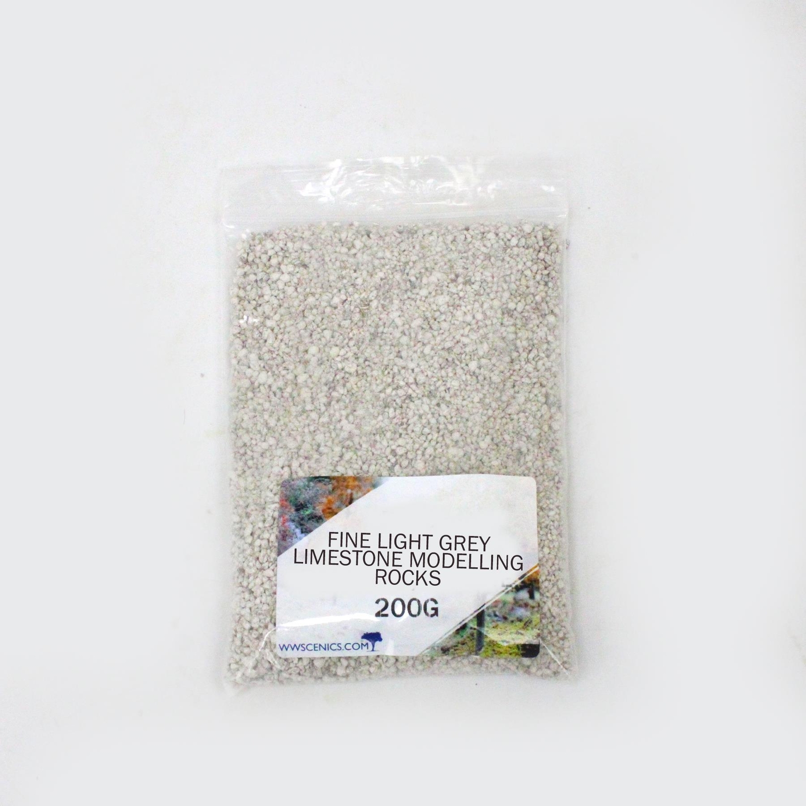 Fine Light Grey Limestone Modelling Rocks 0-3mm | Wargame & Basing Material