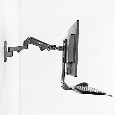 VIVO Computer Keyboard & Mouse Platform VESA Mount Attachment 25.5” x 8" Tray