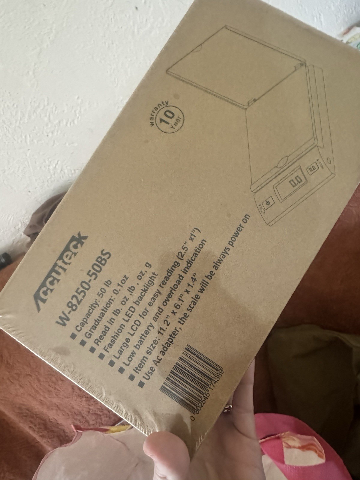 Accu-Tek W-8250-50BS Digital Postal Scale