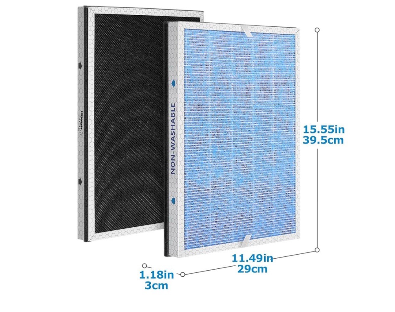 MSA3 True HEPA Replacement Filter, Compatible with Membrane Solutions MSA3