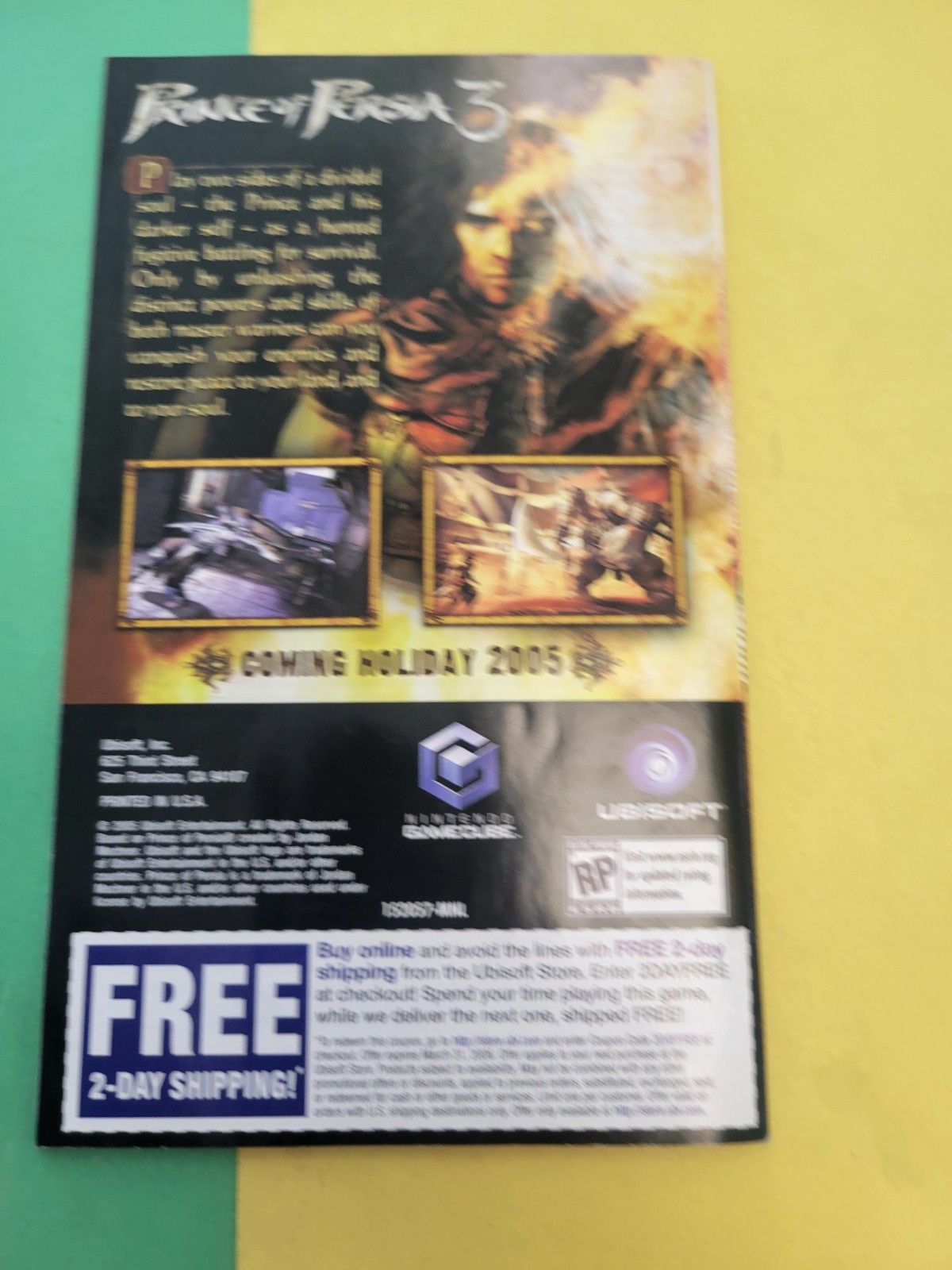 Tom Clancy's RAINBOW SIX Lockdown Nintendo GameCube UBISOFT Instruction Booklet