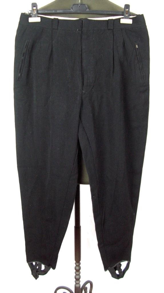 WW2 ITALY MVSN PNF CCNN BLACK SKIERS TROUSERS PANTS RIRI ZIPPER ASCHIA SPORT
