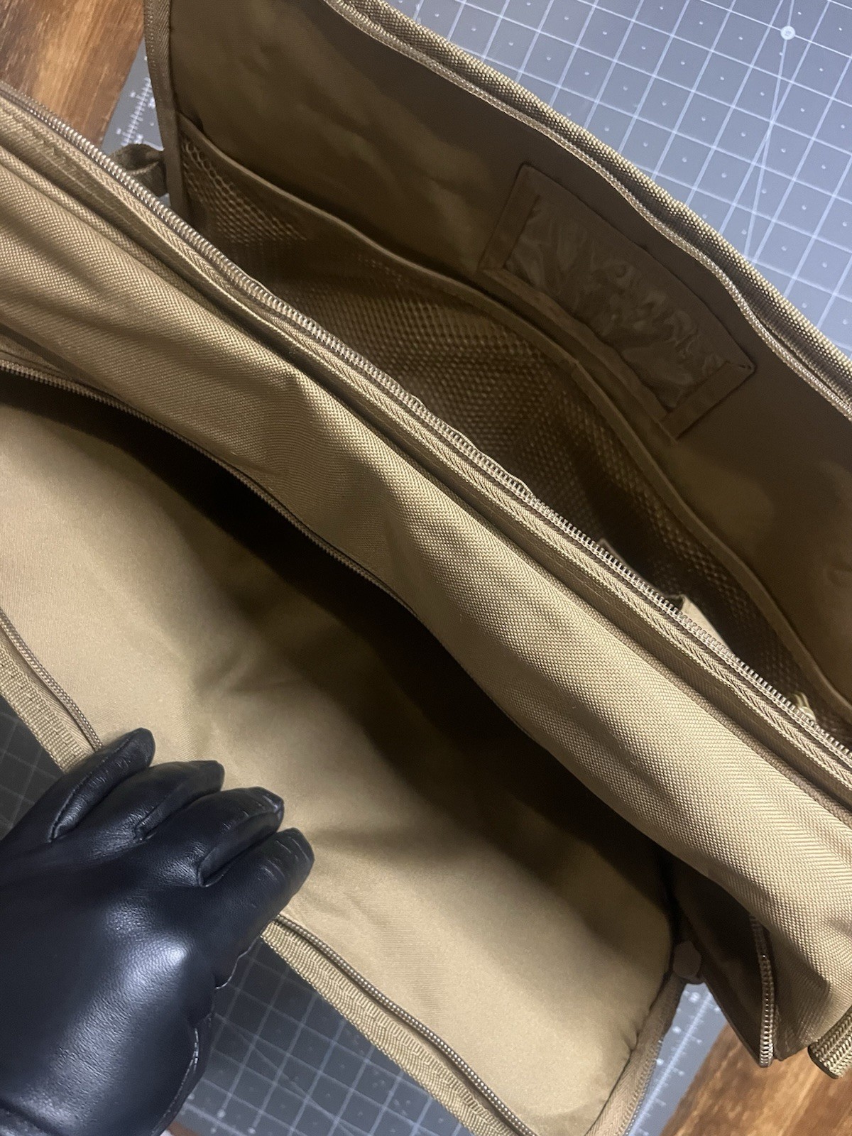 Code Alpha Tactical Gear Computer Laptop Messenger Bag TAN