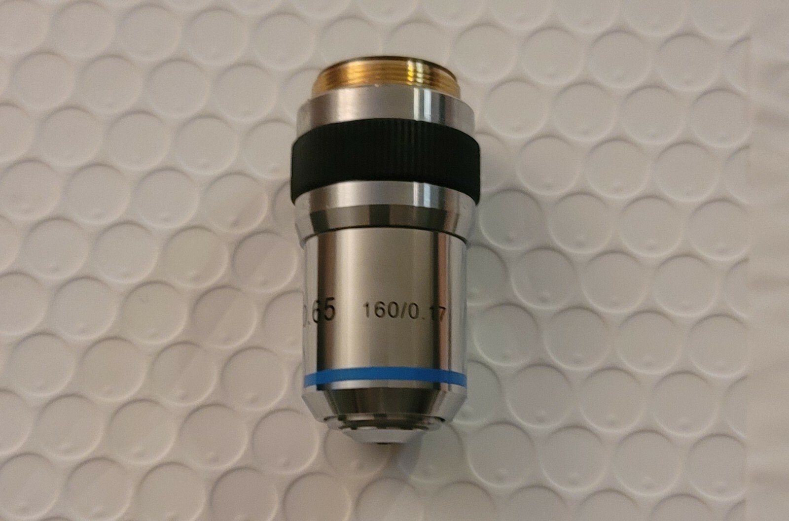 AMSCOPE  FLUOR 40/0.65 160/0.17 MICROSCOPE OBJECTIVE