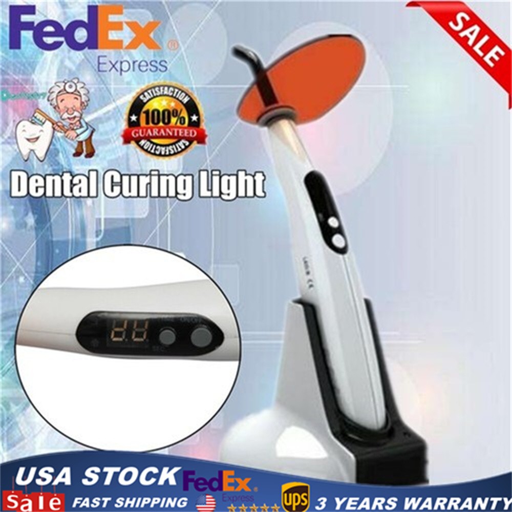 Woodpecker Style Dental Wireless LED Curing Light Lamp LED-B 110V-240V
