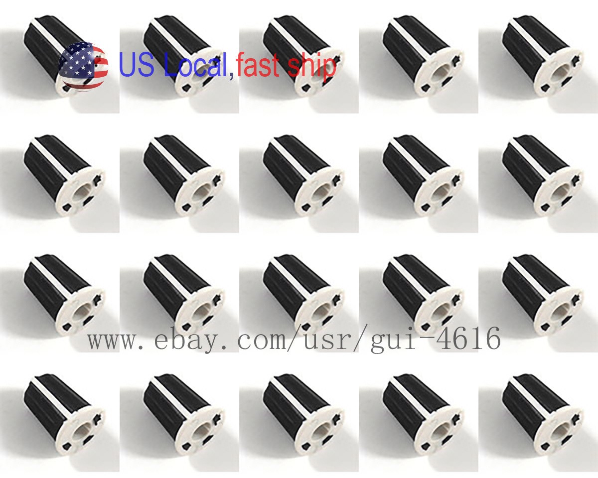 20pcs Black EQ Rotary Knob DAA1176 DAA1305 BLACK For Pioneer DJM800 900 2000 NXS