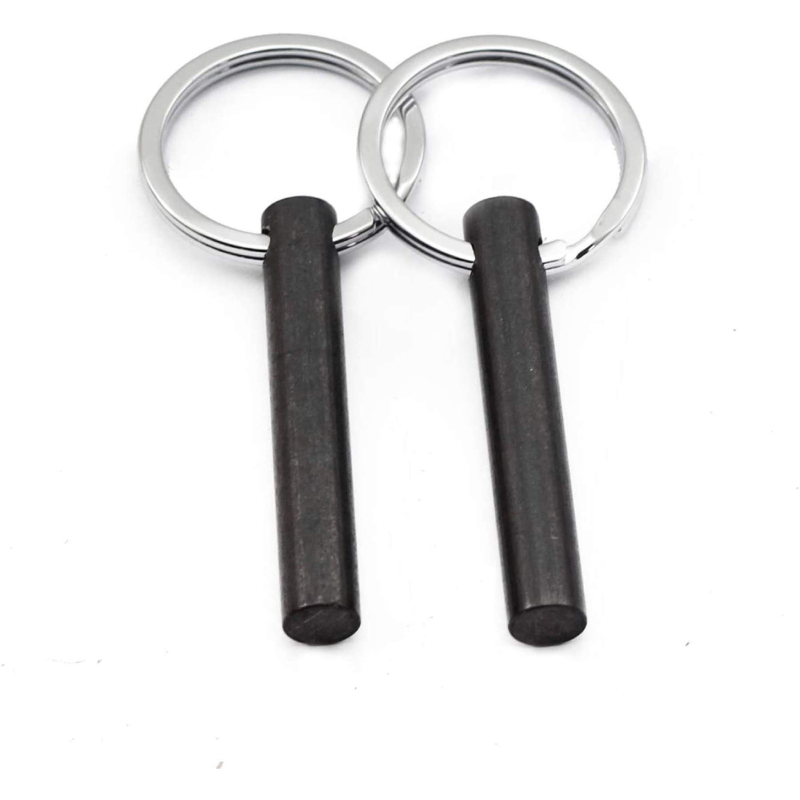 bayite Survival Drilled Ferrocerium 2 inches (5cm) x 5/16 (8mm), Black