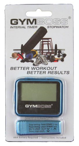 Interval Timer and Stopwatch - Teal/Blue Metallic Gloss
