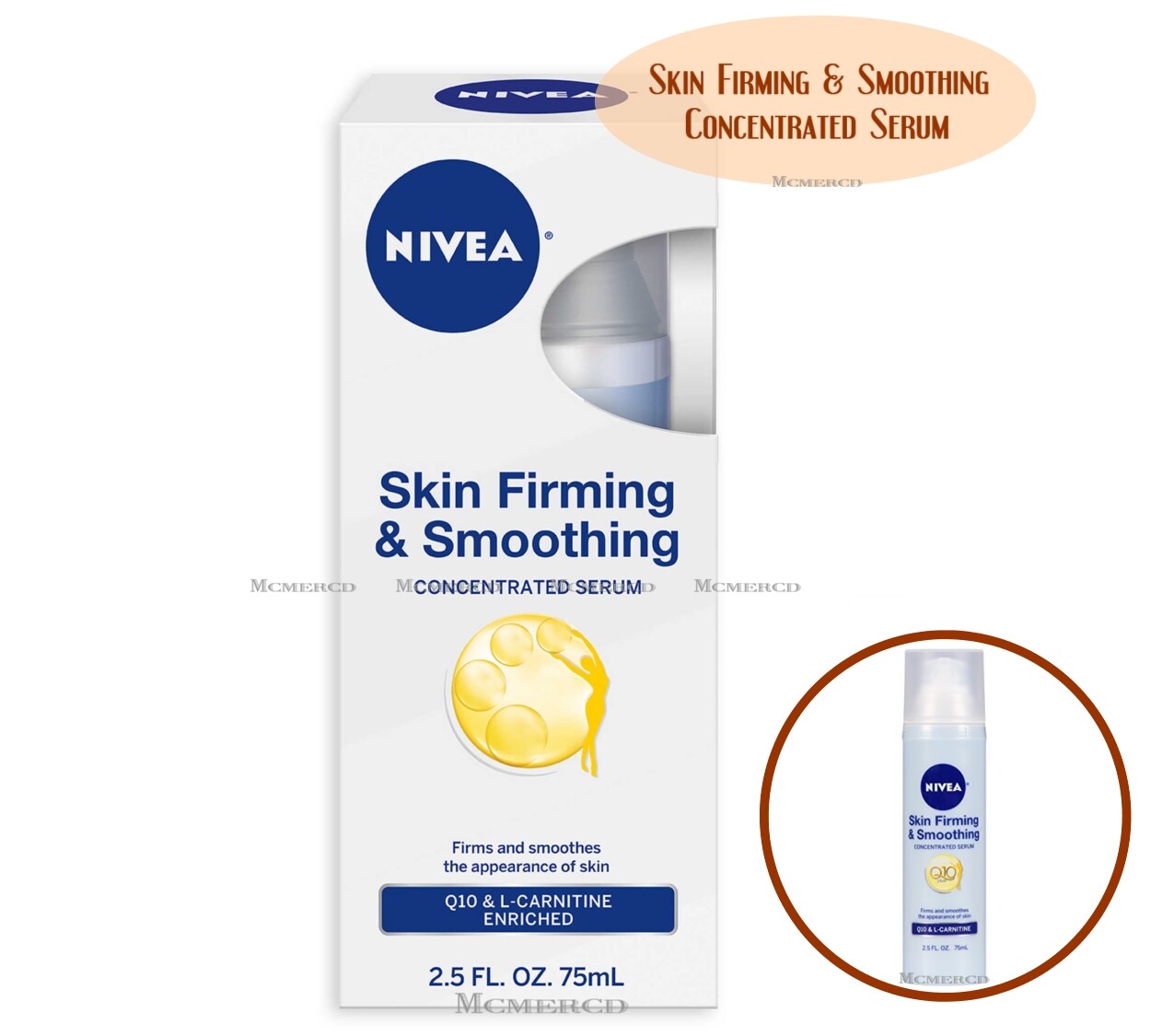 NIVEA Skin Firming & Smoothing Concentrated Serum ( ONE BOX ) - US Seller