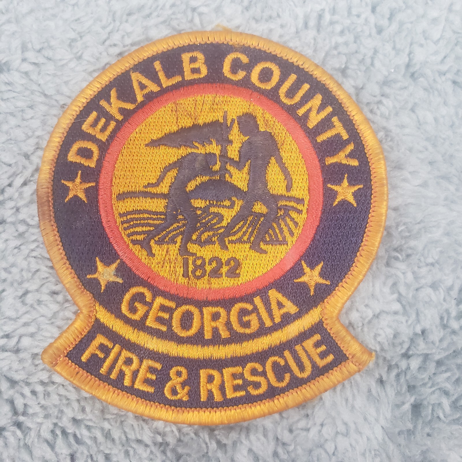 Vintage Fire EMS Patch Dekalb County Georgia GA