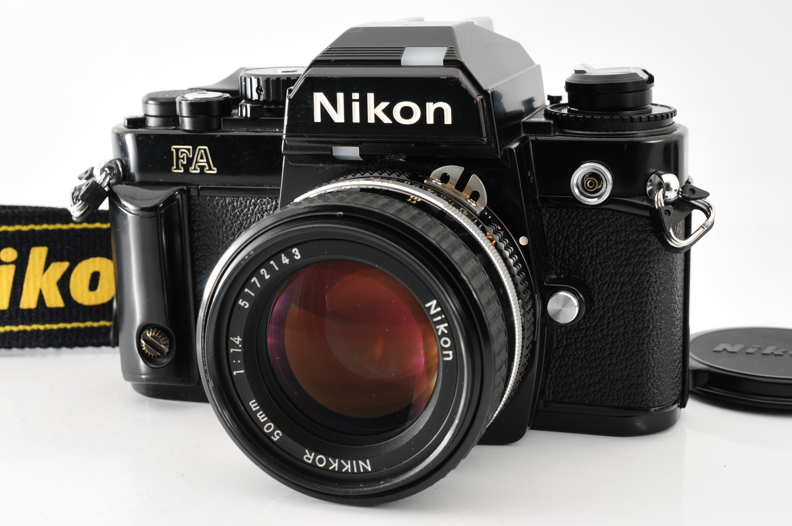 Exc+5 Nikon FA Black 35mm SLR Film Camera Body Ai-s 50mm f/1.4 MF Lens Set JAPAN