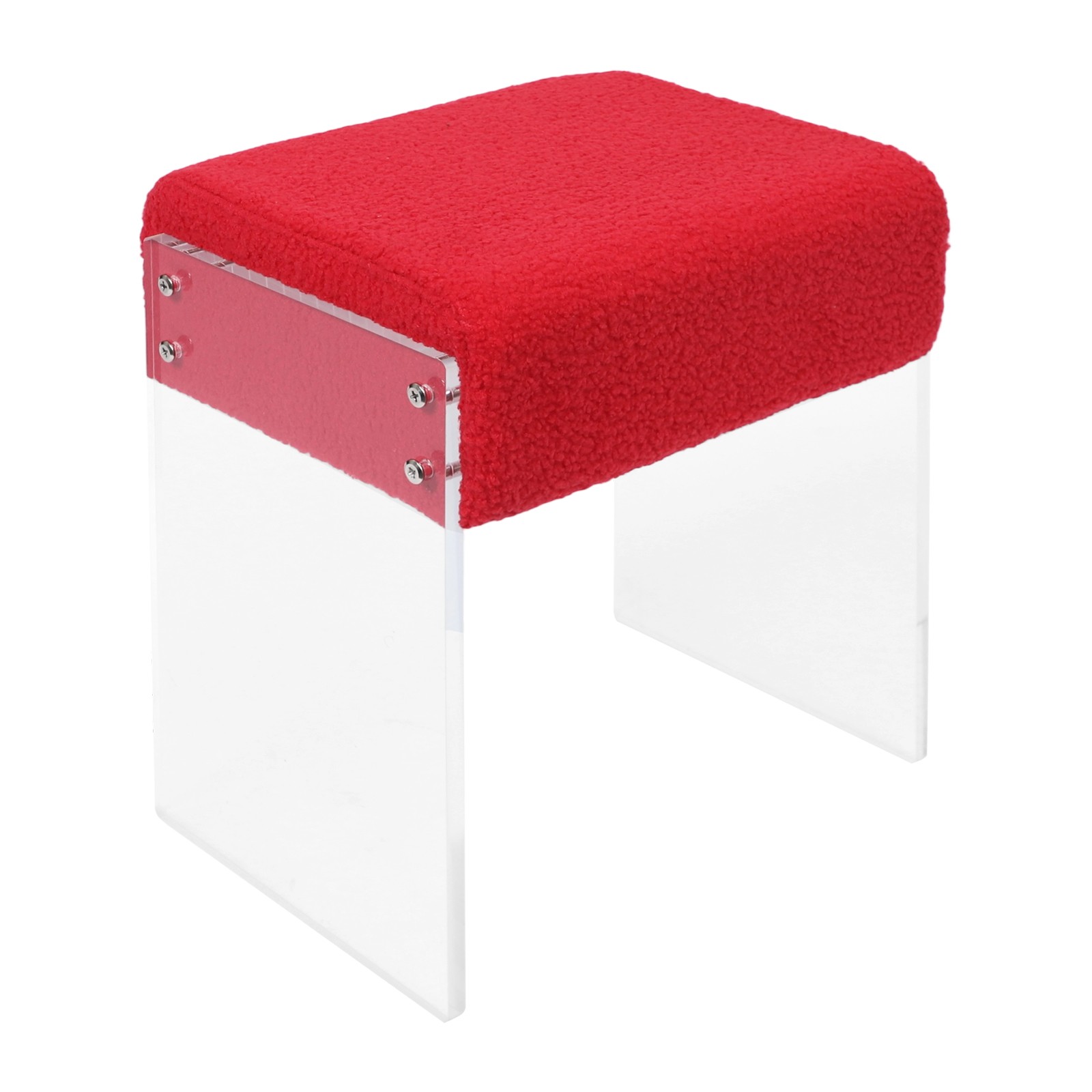 Modern Minimalist Acrylic Stool Chair Makeup Cushion Modern Multifunctional