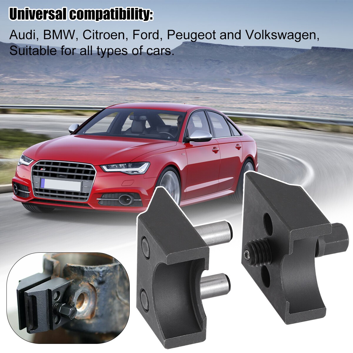Universal Suspension Strut Split Hub Steering Knuckle Spreader Spreading Tool US