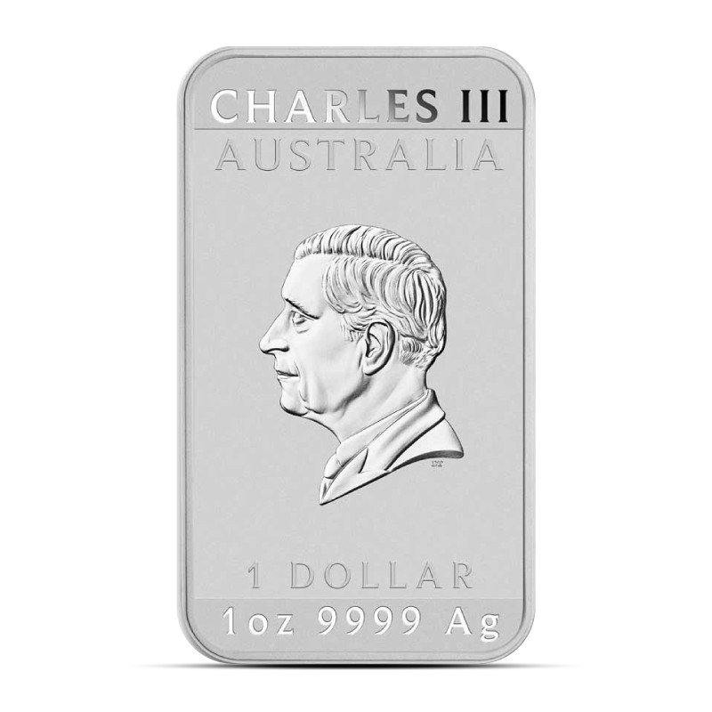 2025 1 oz Australia Rectangular Dragon Silver Coin (BU)