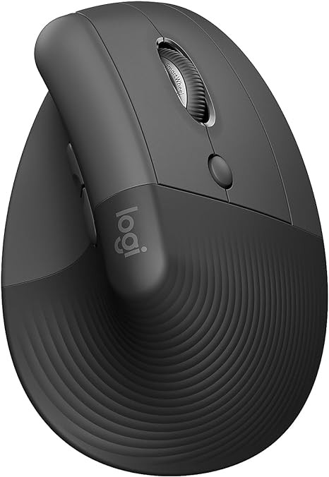 Logitech Lift Vertical Ergonomic Mouse Wireless Bluetooth 910-006466 - GRAPHITE