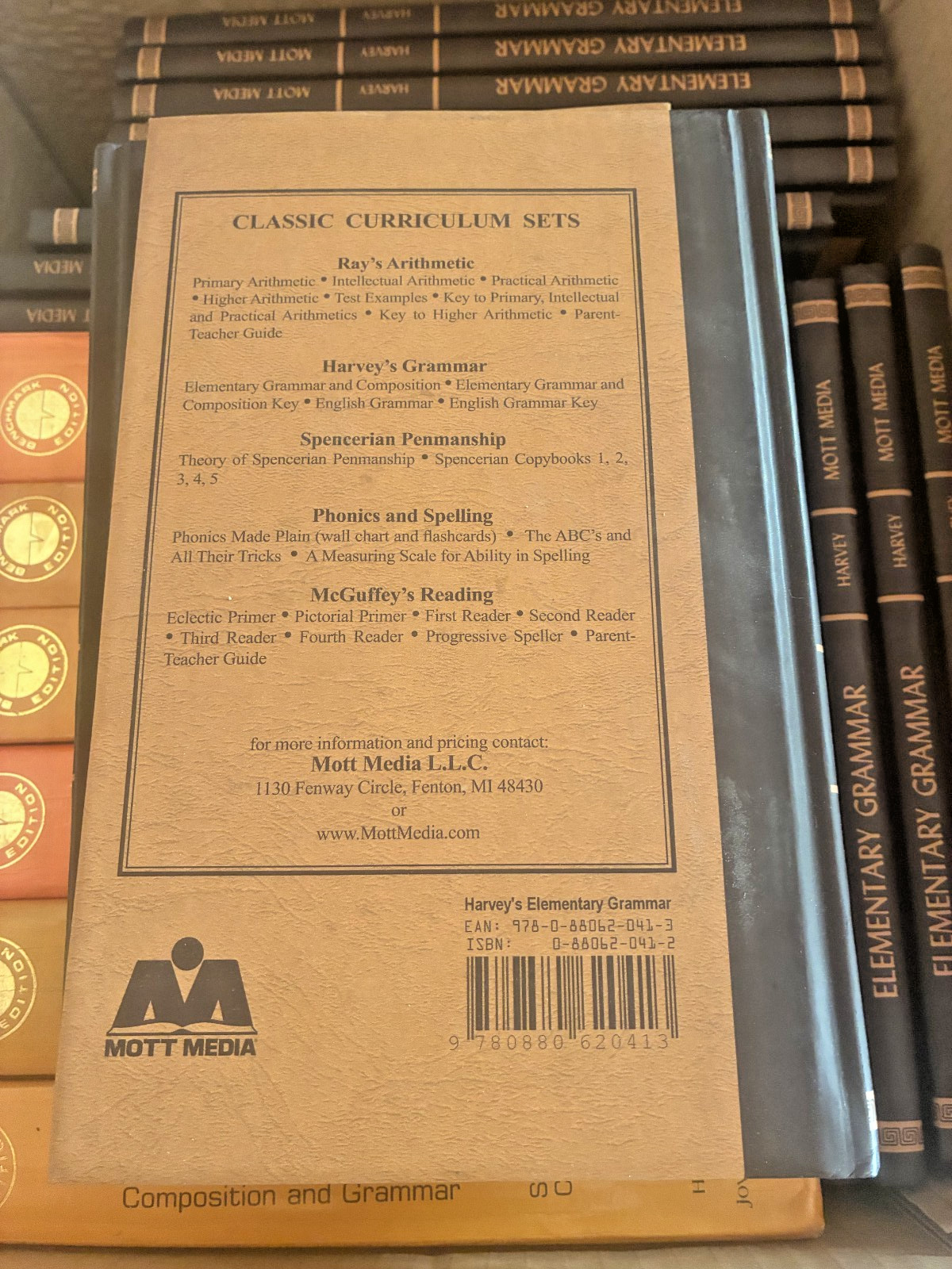 Harvey's Language Course Ser.: Elementary Grammar and Composition by Thos W....