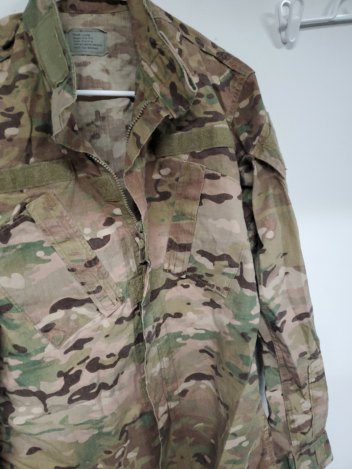 U.S. fire resistant ARMY MILITARY USGI MULTICAM small long top jacket