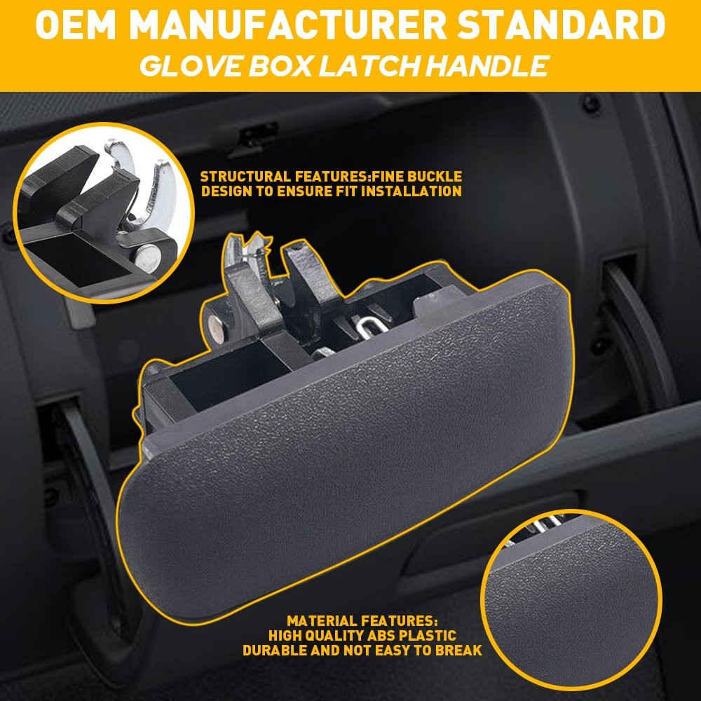 For Dodge Durango 1998-2000 1X Glove Box Lock Compartment Handle Waterproof EXB