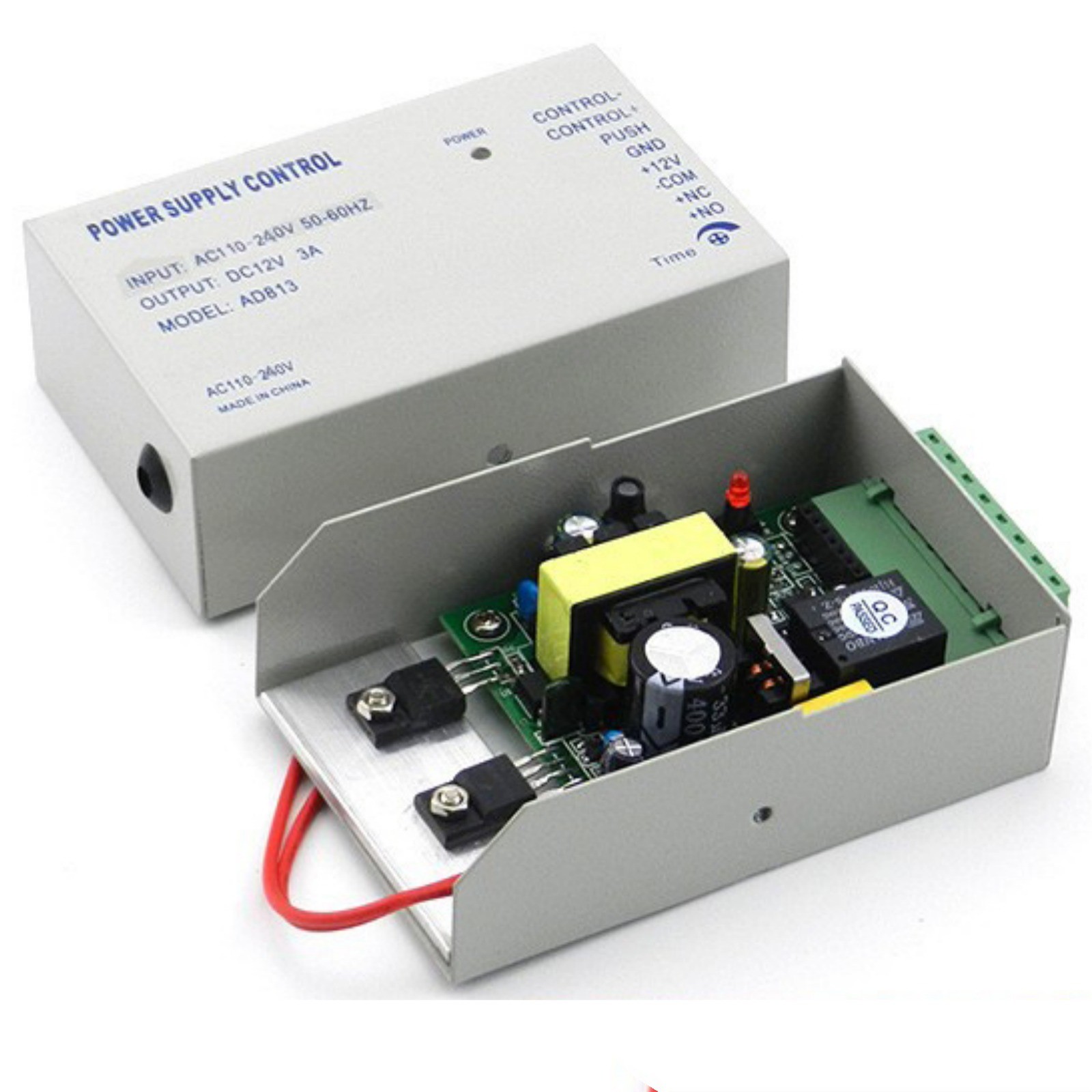 Door Gate Entry Access Control System, Electric Magnetic Lock+ 2 Remote Controls