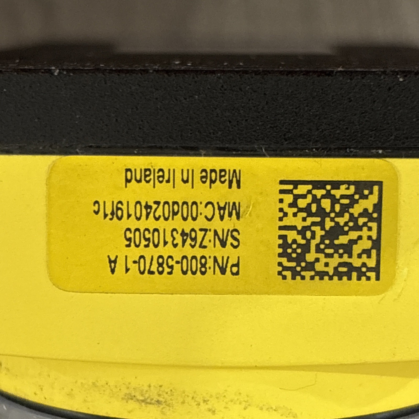 Cognex In-Sight 5110 IS5110-00 Rev C Camera Vision Sensor System