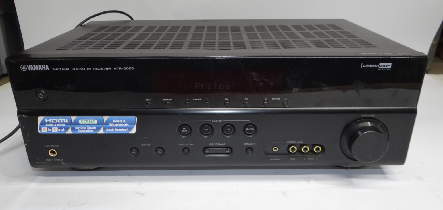 Yamaha HTR-3063 HDMI 5.1 A/V Receiver - Good Condition - Tested Working