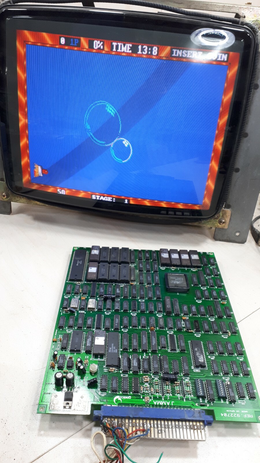 SPLASH * working orıjınal JAMMA PCB
