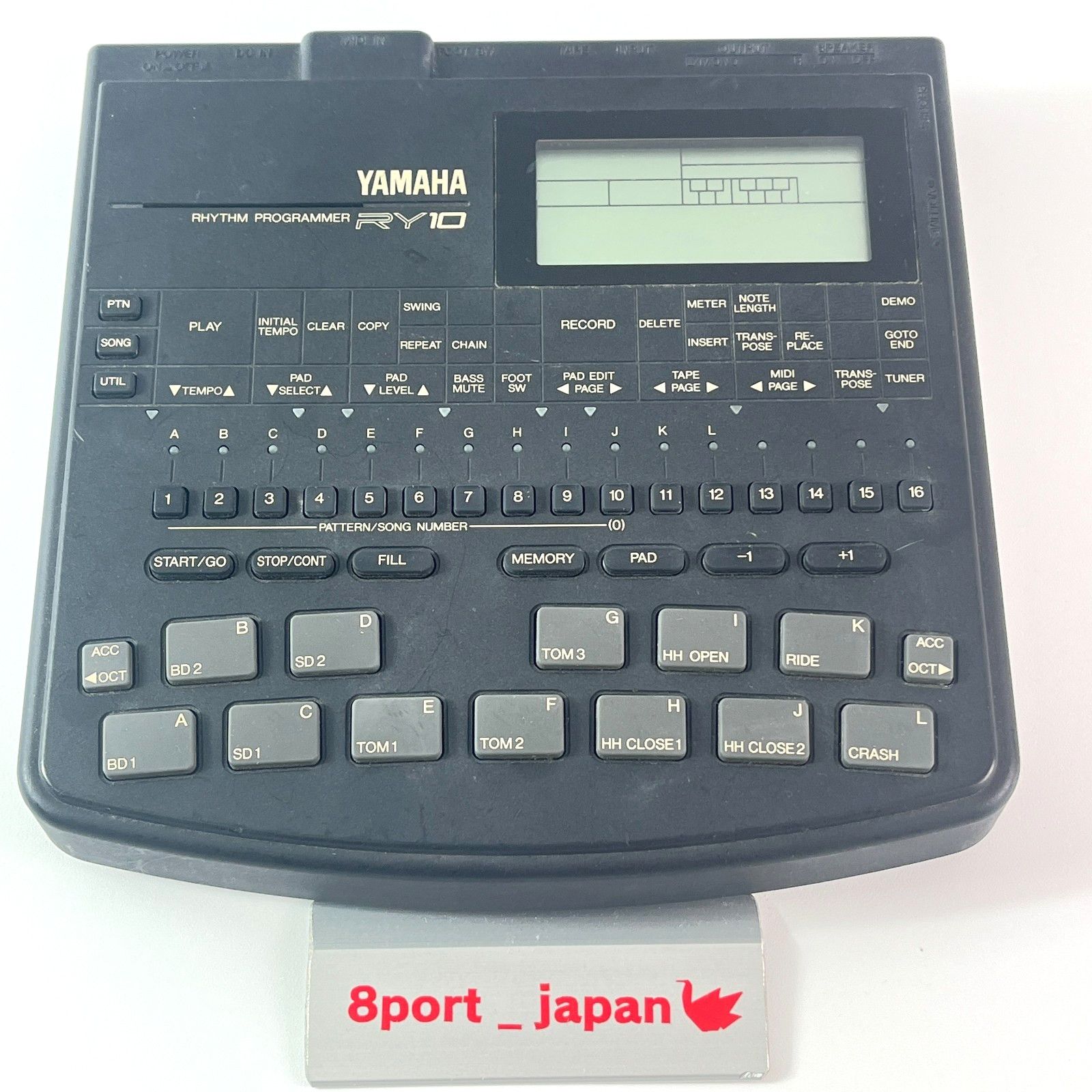 YAMAHA RY10 Drum Machine Rhythm Programmer - Main Unit Only - Tested &Working