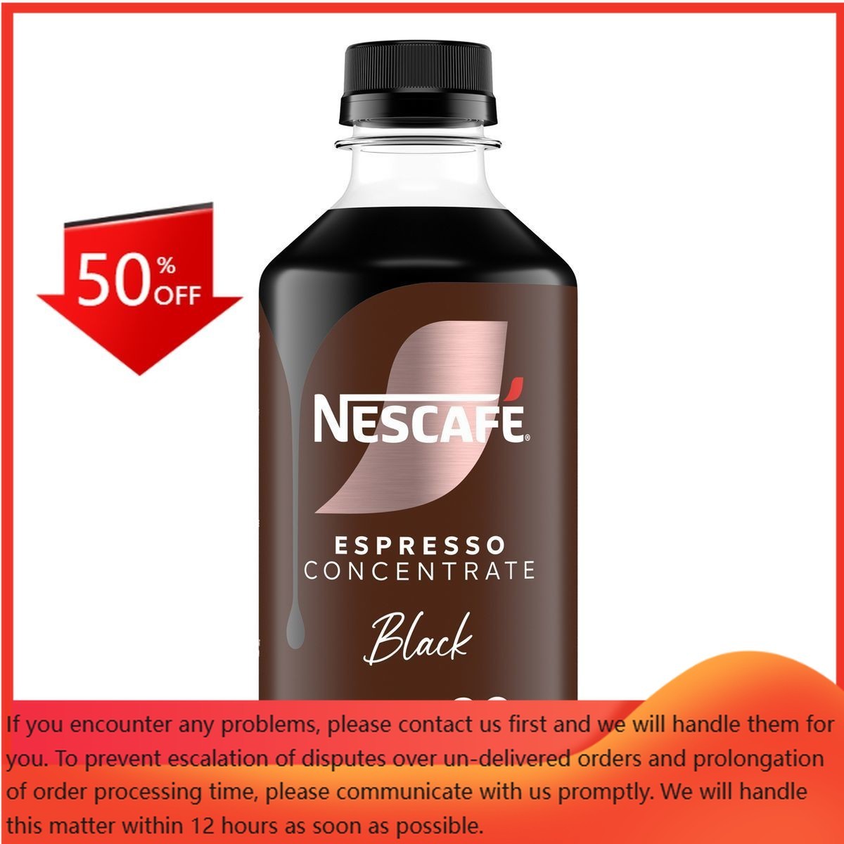Nescafe Black Espresso Coffee Concentrate - 10 fl oz