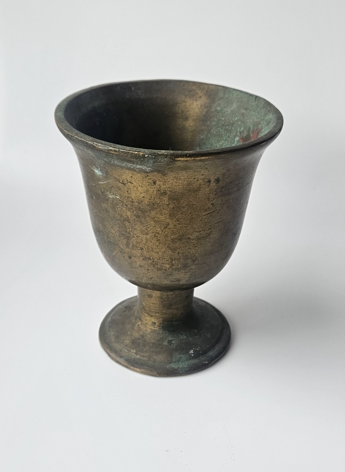 Antique Heavy 5" Brass Mortar 1.3kg