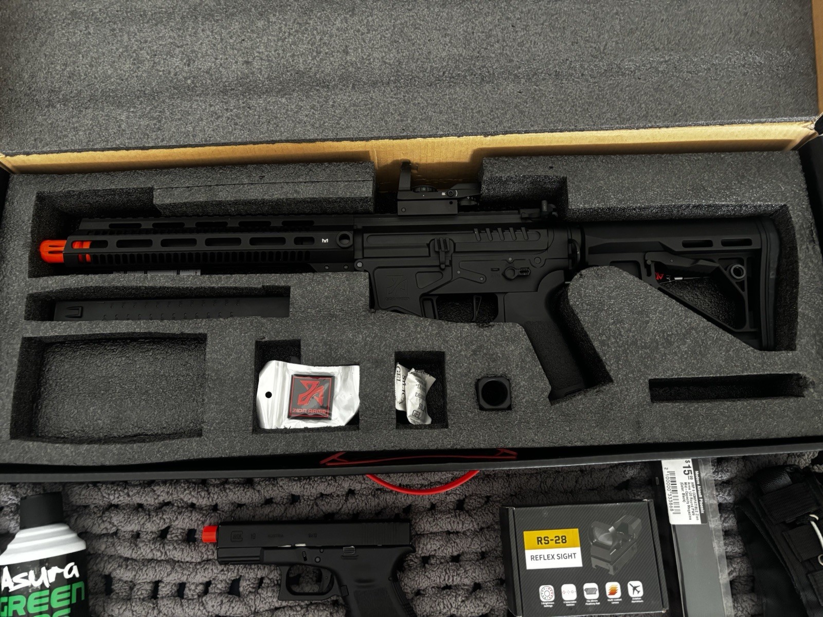 Zion Arms Pw-9 With Full Set Of Airsoft Gear