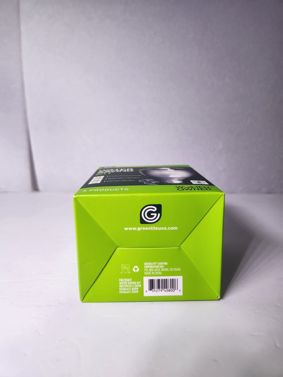 Greenlite Water Saving Kit – Showerhead + Bathroom & Kitchen Aerators – NEW