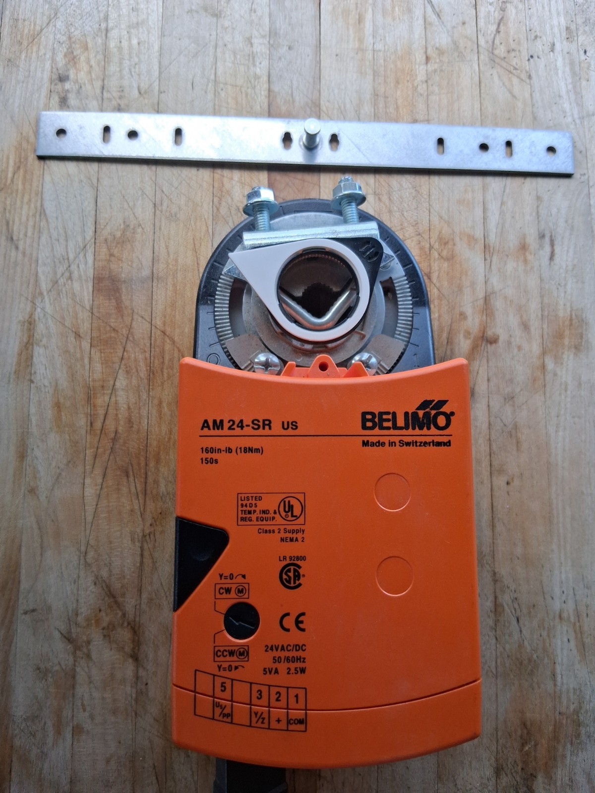 BELIMO AMB24-SR Damper Actuator, 180 in-lb Non fail-safe, AC/DC 24 V, UNTESTED!