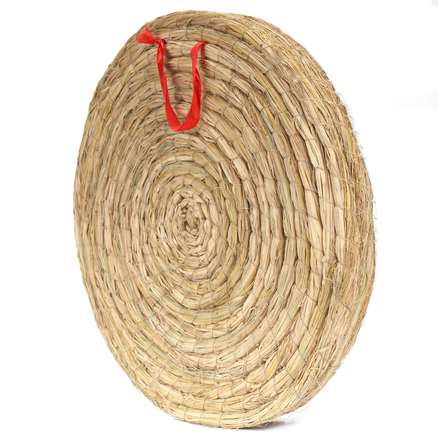 Traditional Solid Straw Round Archery Target for Shooting Bo