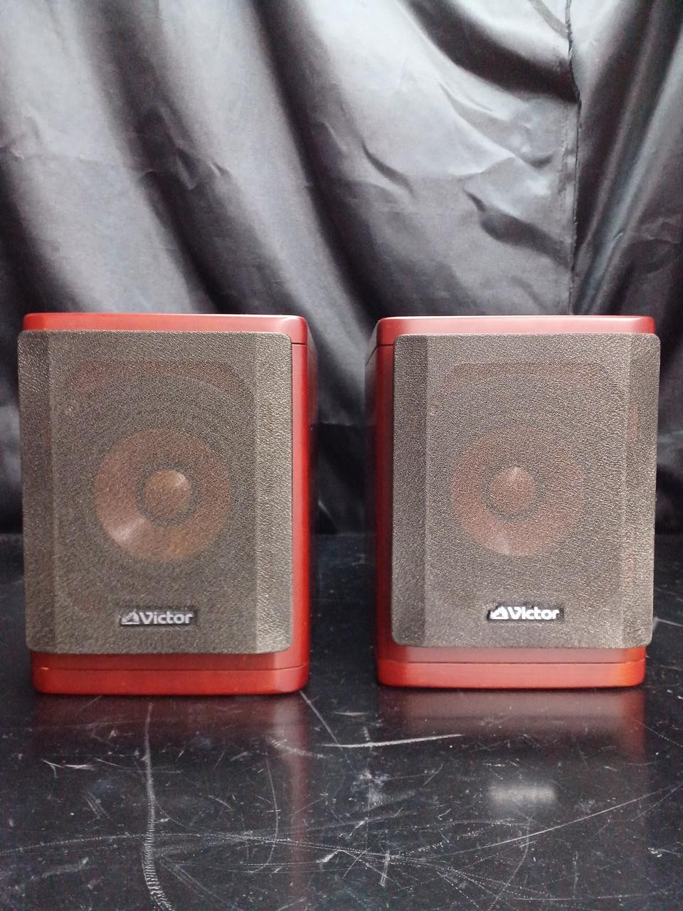 Victor SP-EXA1 8.5cm Wood Cone Speakers Pair Working & Tested JP