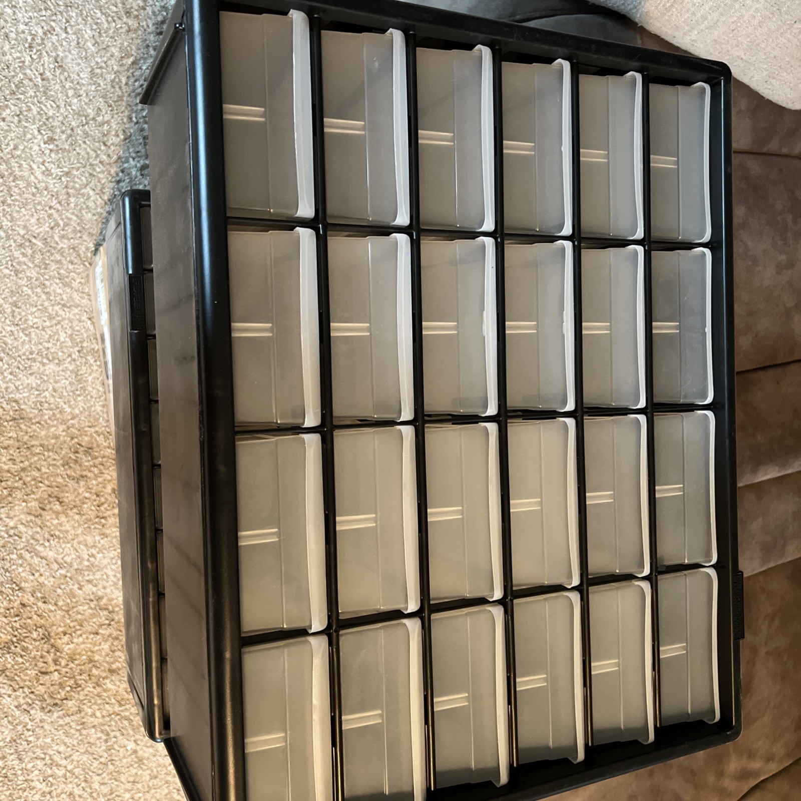 Akro-Mils 10124, 24 Drawer Plastic Parts Storage Hardware and Craft Cabinet, 20-