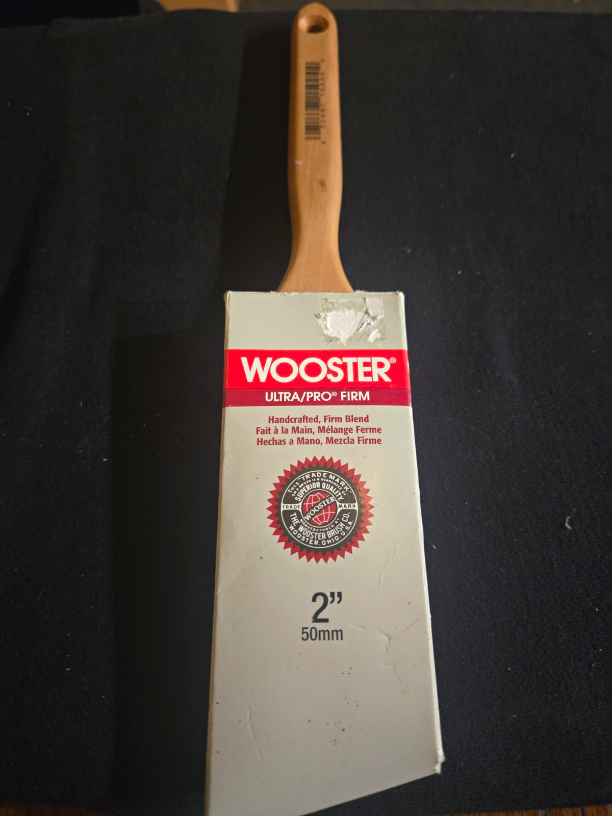 Wooster Ultra/Pro 2in Angle Slash Paint Brush, Firm Bristle Blend, Wood Handle