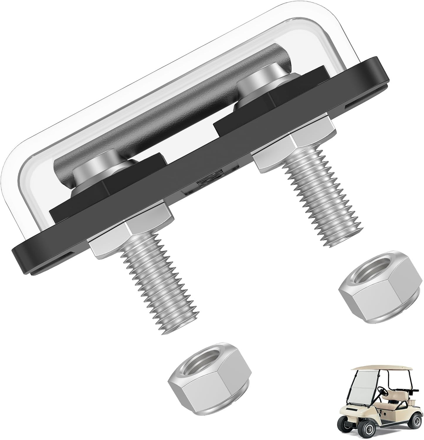 Club Car Powerdrive Charger Fuse Receptacle, 48V Golf Cart Charger Fuse Fits 199