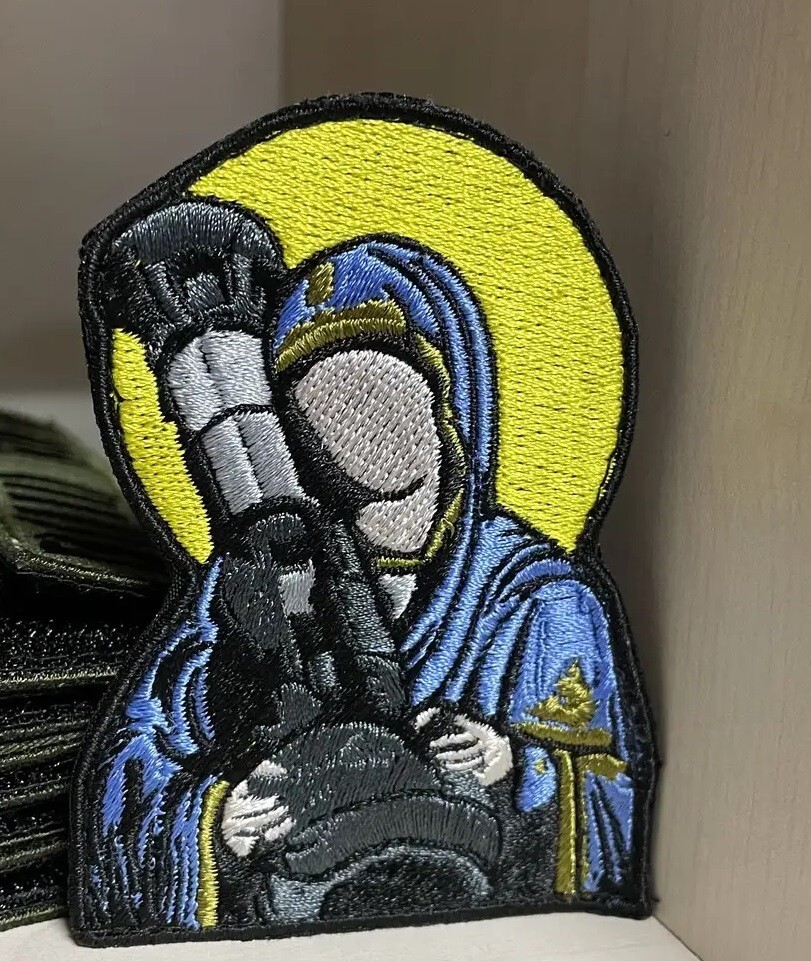 SAINT JAVELIN Ukrainian Morale Patch ARMY MILITARY Tactical st javelina