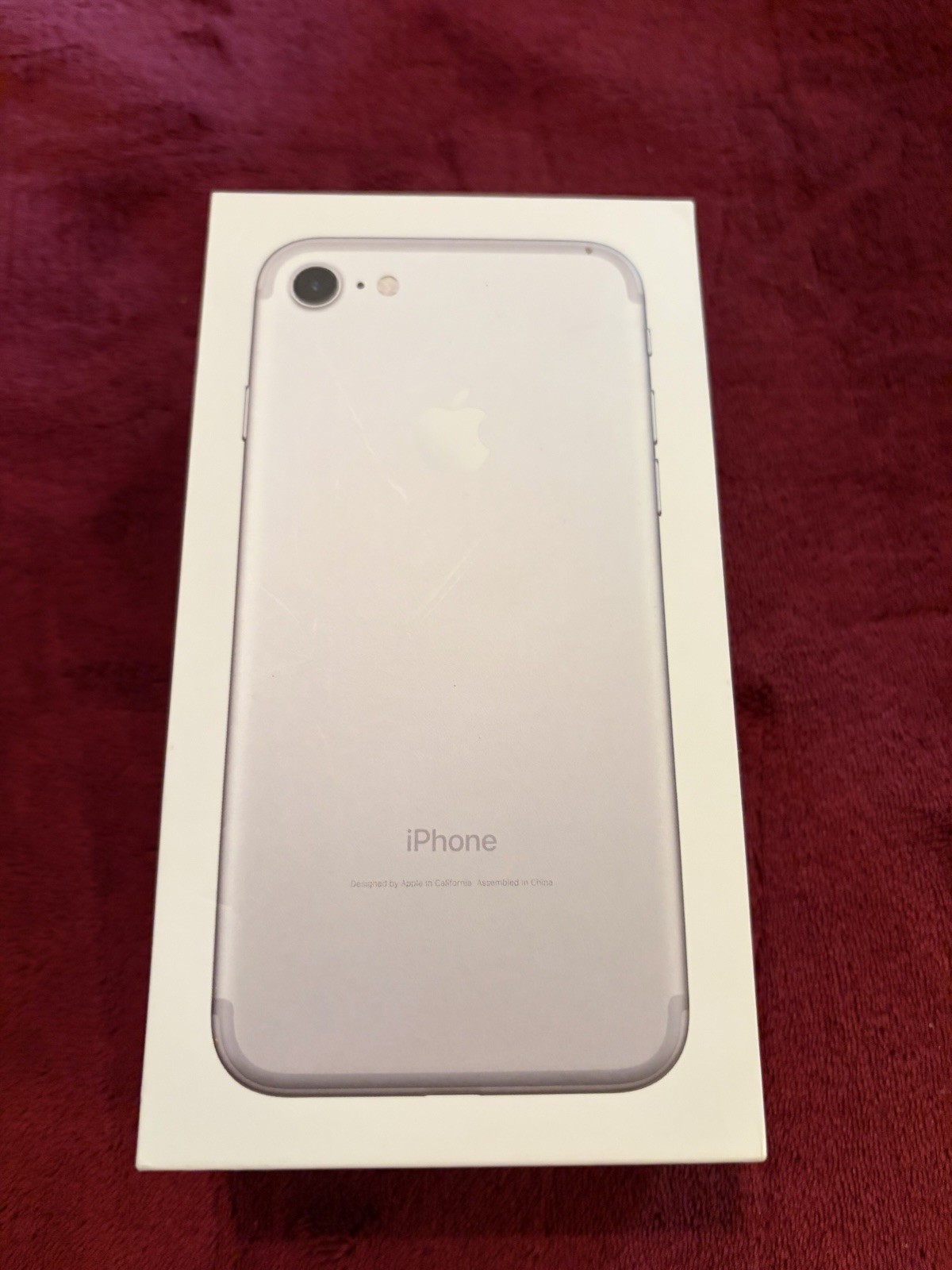 Apple 7 IPhone Empty Box Only With Lightening Cable