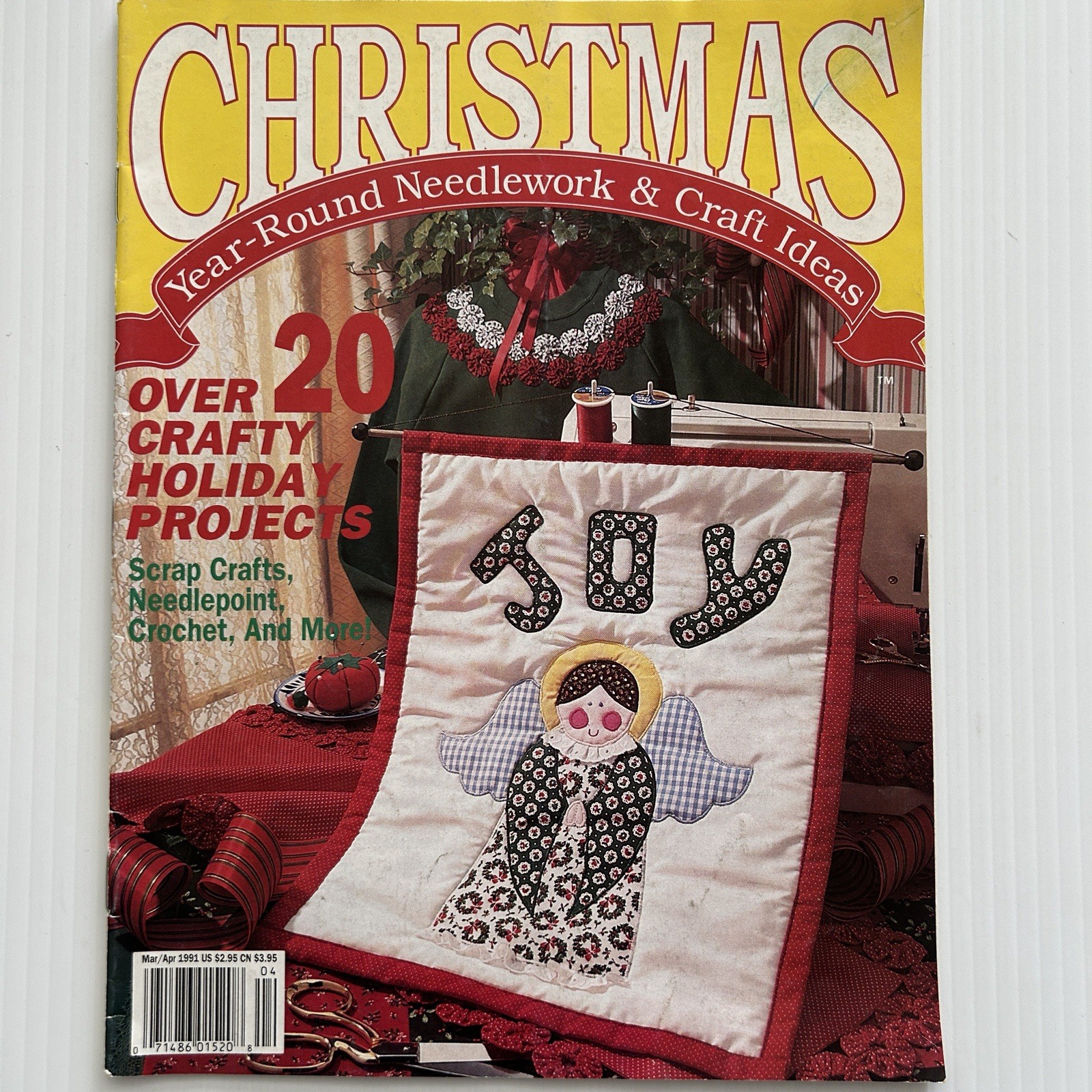 Oxmoor House Christmas Needlework Craft Ideas Pattern Magazine Cross Stitch Sew
