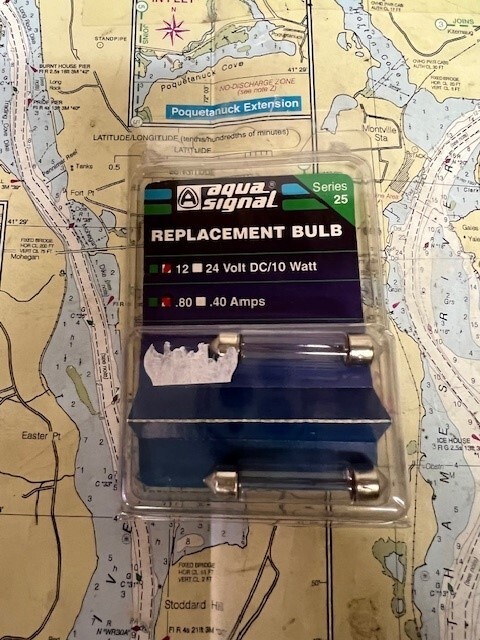 Aqua Signal pack of 2 #90203 Festoon Replacement Bulb 12 Volt / 10 Watt.