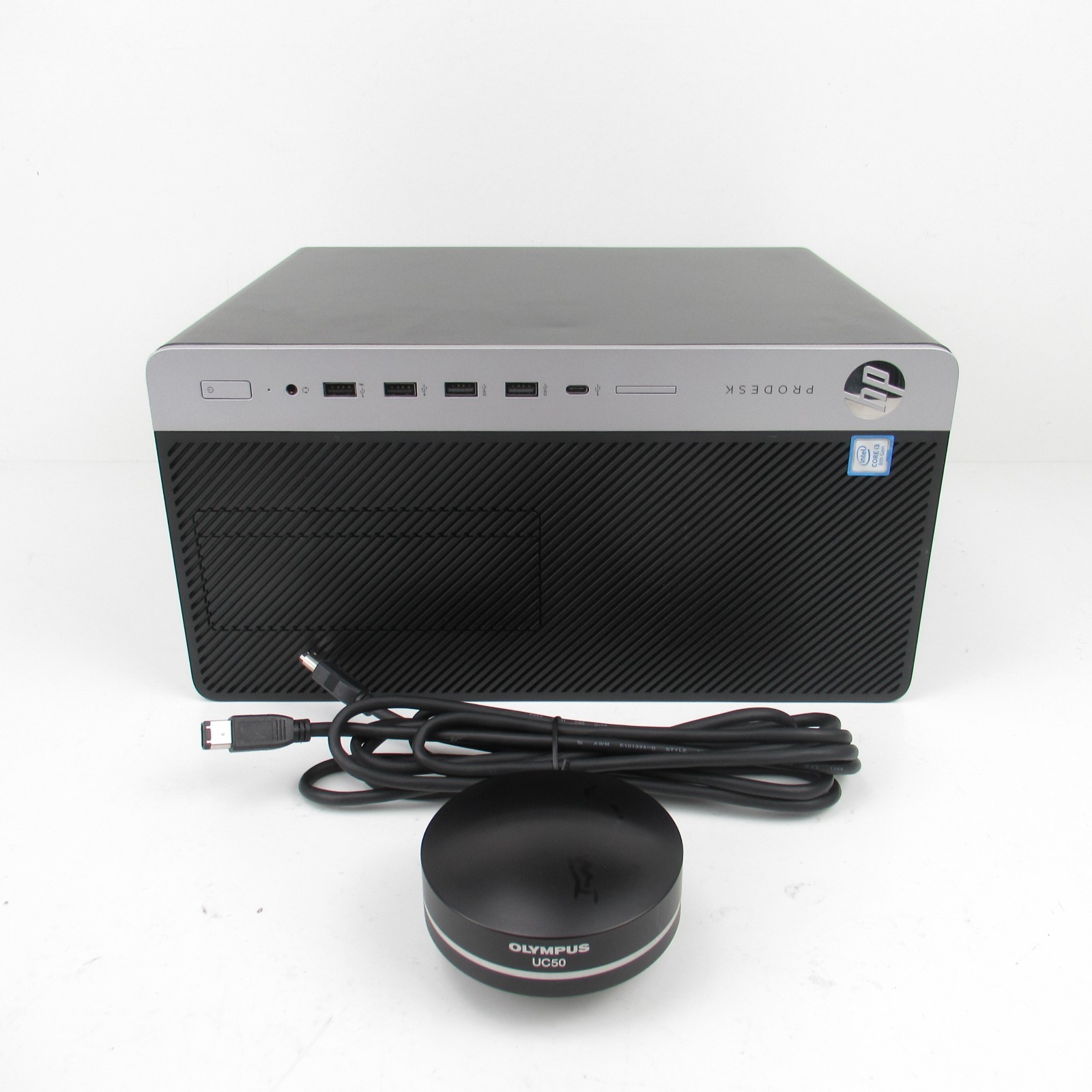 OLYMPUS UC50 5MP C-MOUNT MICROSCOPE CAMERA W/ WIN11 COMPUTER/SOFTWARE - UC50