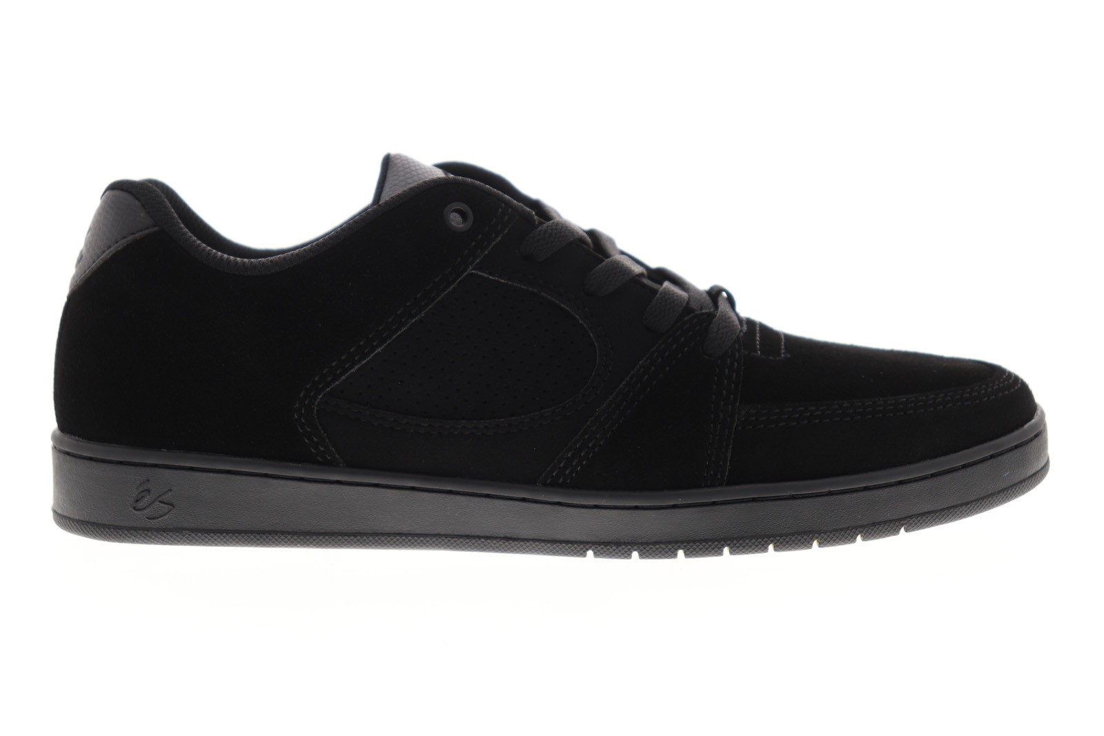 ES Accel Slim 5101000144004 Mens Black Suede Skate Inspired Sneakers Shoes
