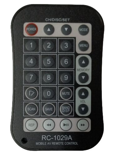 Replacement Car Mobile Video Remote RC-1029A