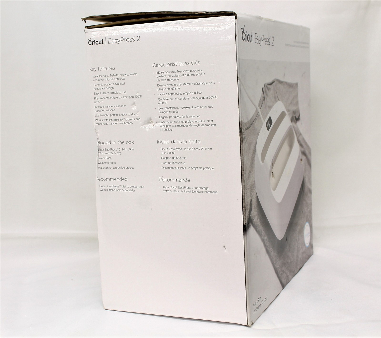 Cricut EasyPress 2 Heat Press (9" x 9")