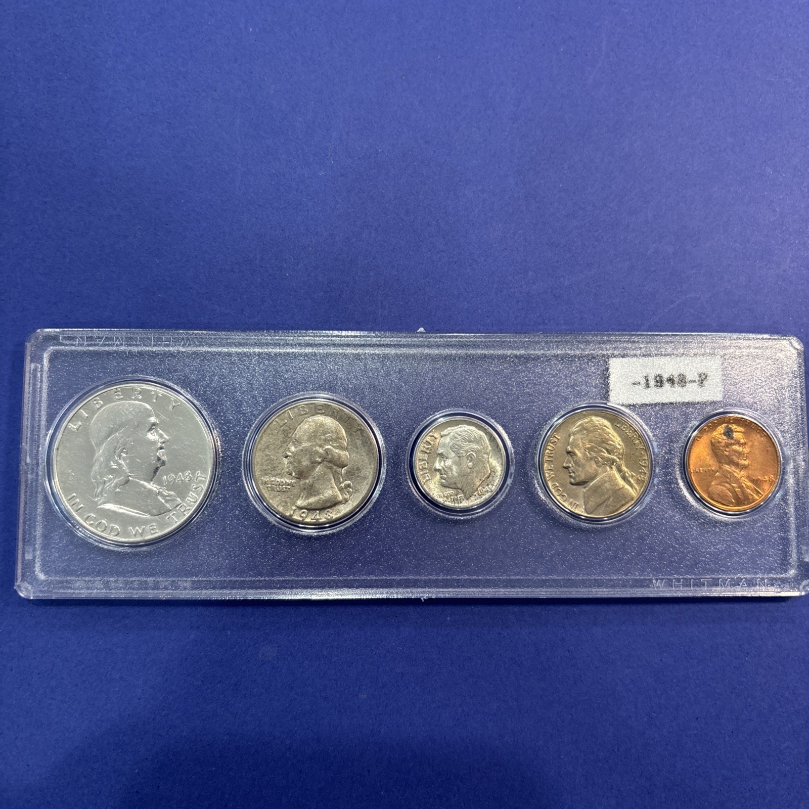 1948-P Affordable U.S. 90% Silver Mint Set Nice High Quality Coins A+++