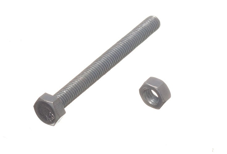 40 X Hex Bolts Set Screw 4.8 Grade M5 50mm BZP Zinc Plated - NEW Onestopdiy