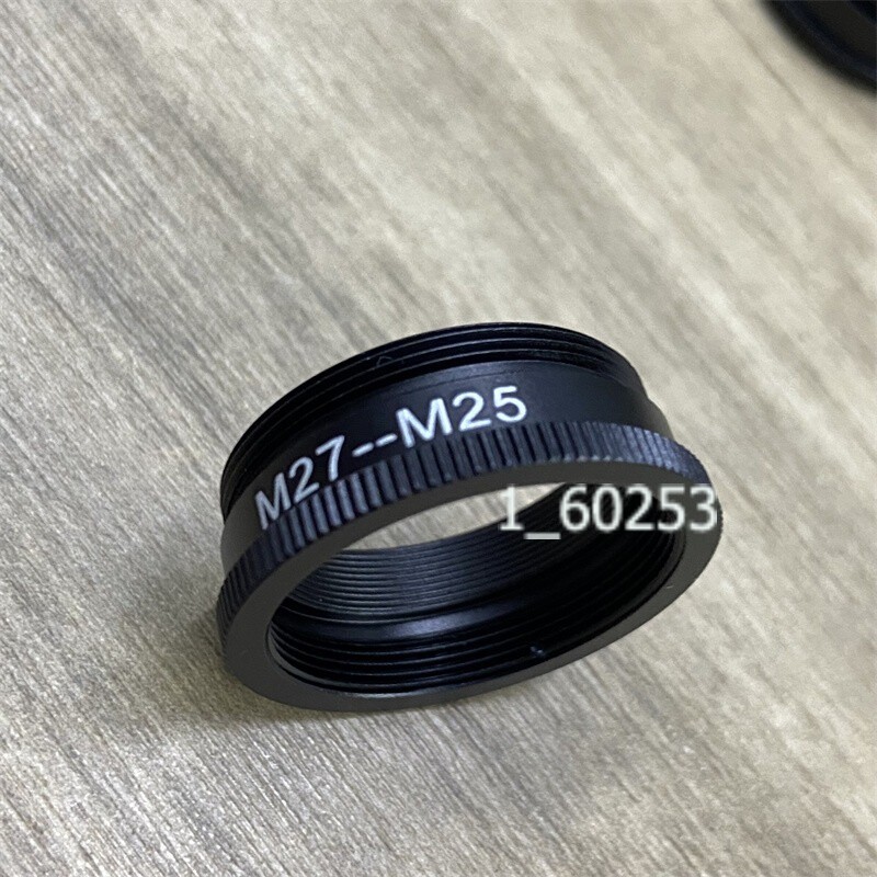 M27 to M25 Microscope Objective Lens Adapter Ring f Zeiss Mitutoyo Microscope